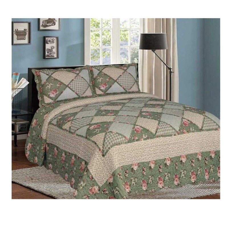 خرید و قیمت رو تختی چیکا مدل 413 دو نفره 3 تکه