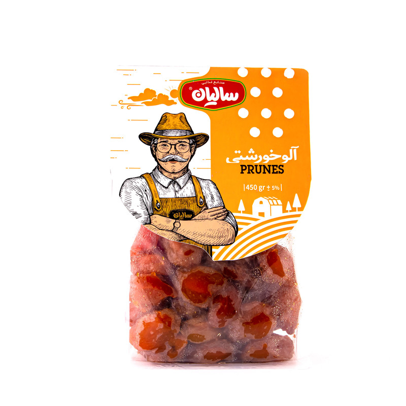 آلو خشک صنایع غذایی سالیان - 450 گرم