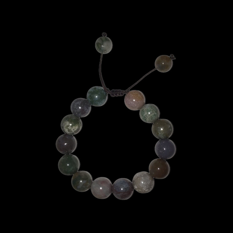 دستبند مدل سنگ عقیق خزهای کد S-310