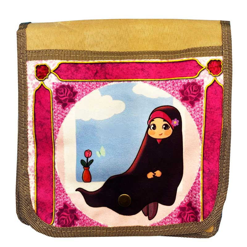 خرید و قیمت کیف رودوشی مدل دخترانه طرح حجاب 02