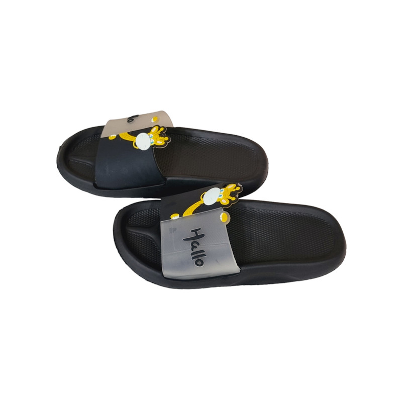 خرید و قیمت دمپایی مدل زرافه هولا بلک 0078