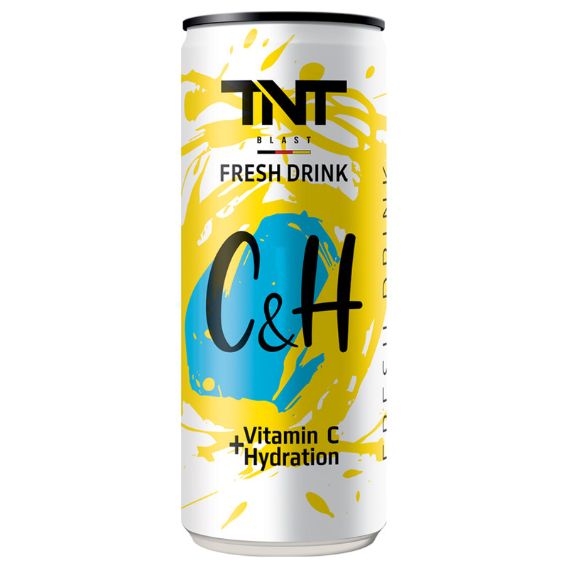 خرید و قیمت نوشیدنی گازدار ویتامین C با هیدرات بالا تی ان تی بلست - 250 میلیلیتر