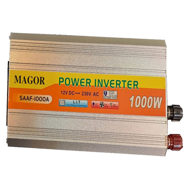 خرید و قیمت اینورتر ماگور مدل SAAF-1000A ظرفیت 1000 وات