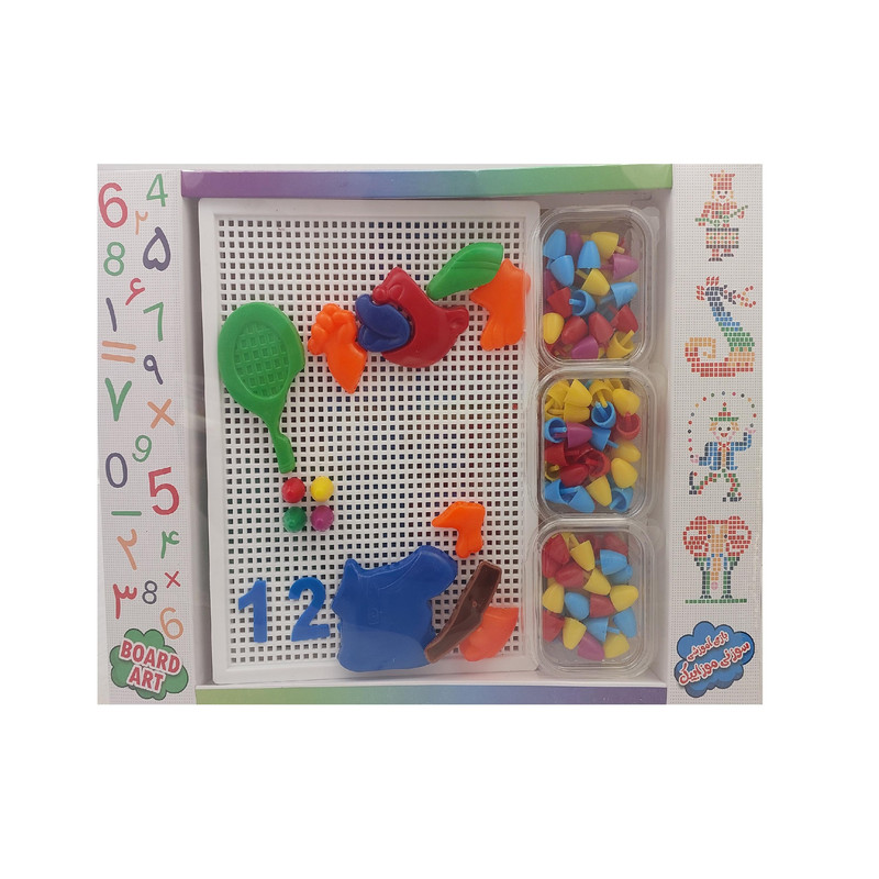 بازی فکری مدل سوزنی اعداد و حروف و اشکال