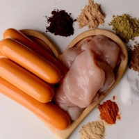 سوسیس مرغ دیکا - استفاده شده از گوشت خالص مرغ - بدون نگهدارنده و ضایعات مرغ