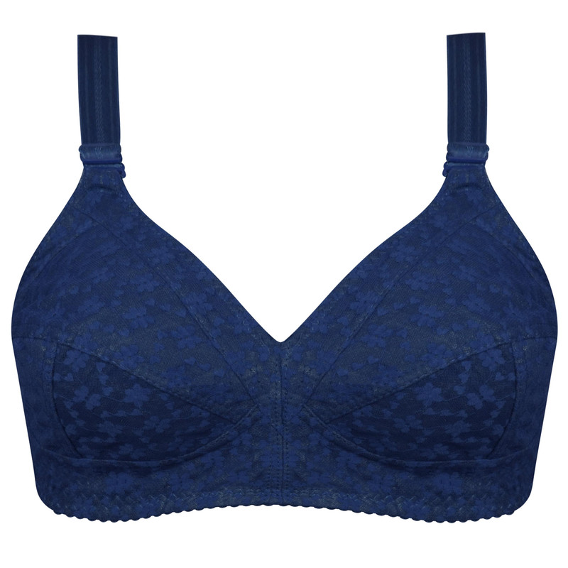 خرید و قیمت سوتین زنانه ماییلدا مدل شکوفه بدون فنر کد 5054 رنگ سرمه ای