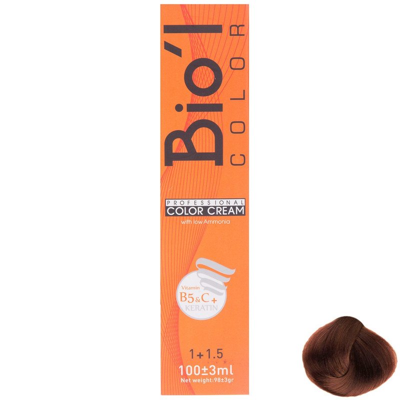 رنگ موی بیول سری Ochre مدل بلوند اخرایی روشن شماره 8.41