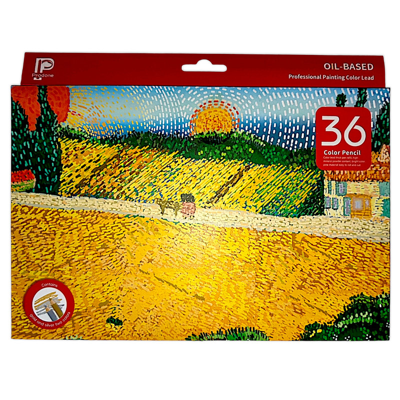 مداد رنگی 36 رنگ پرودون مدل 3636