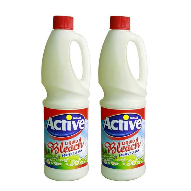 مایع سفید کننده اکتیو مدل Home حجم 1 لیتر بسته 2 عددی