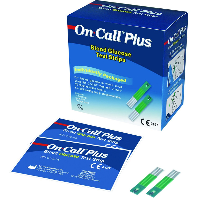 نوار تست قندخون ایکان مدل On Call Plus G133-115