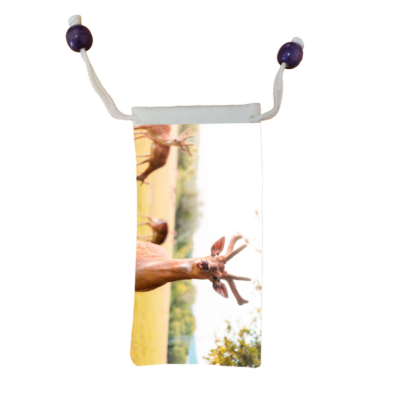 کاور عینک اطلس آبی طرح حیوان گوزن مدل KE1130