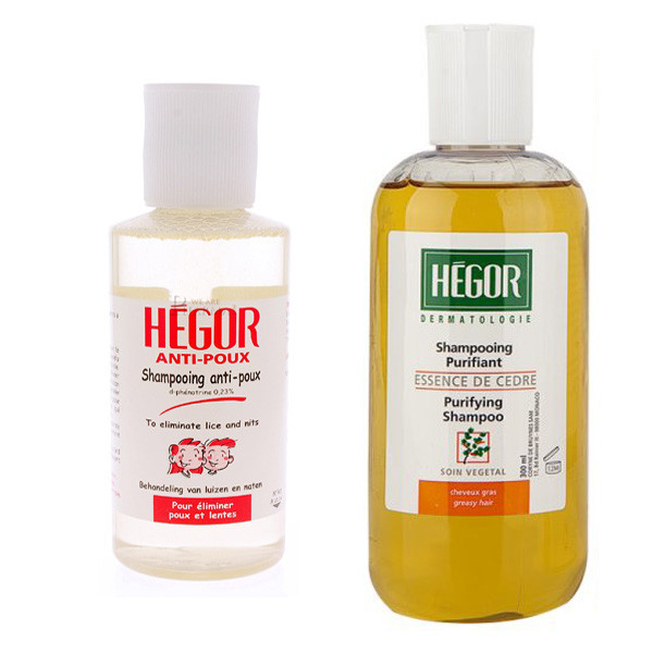 شامپو مو هگور مدل سدر حجم 300 میلی لیتر به همراه شامپو مدل Anti-Poux حجم 150 میلی لیتر
