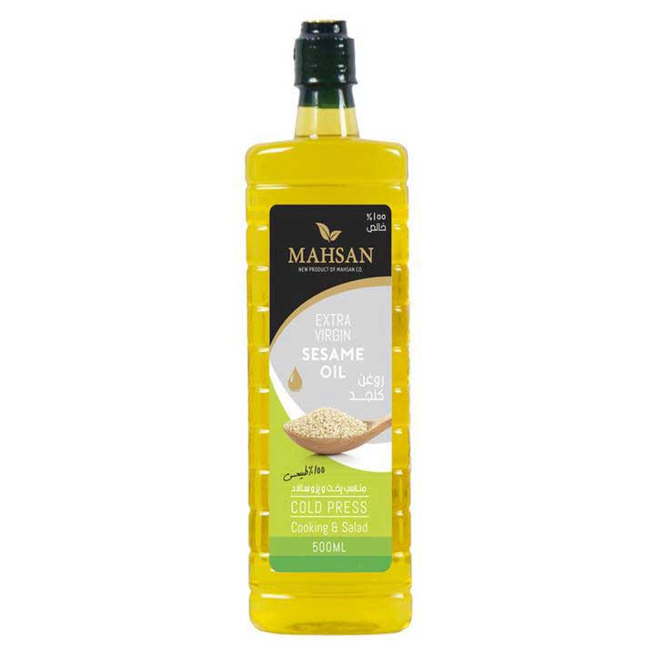 خرید و قیمت روغن کنجد پرس سرد مهسان - 500 میلی لیتر