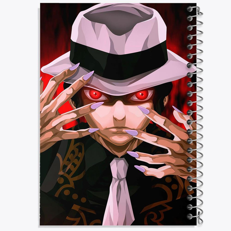 دفتر مشق 50 برگ خندالو مدل کیبوتسوجی موزان انیمه شیطان کش کد 13263