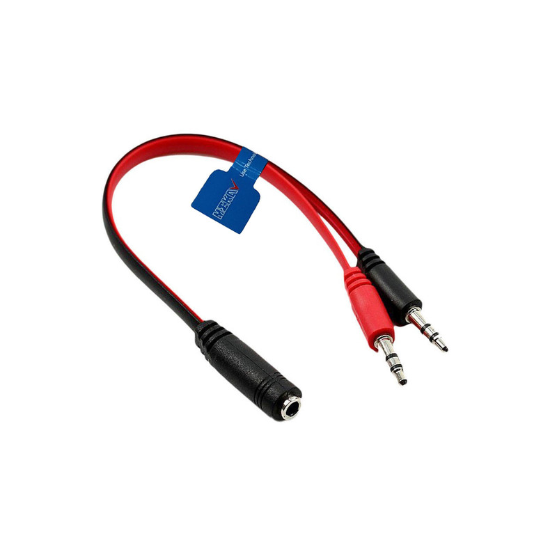 خرید و قیمت کابل 1 به 2 AUX مکا مدل MC15 طول 0.2 متر