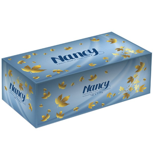 دستمال کاغذی نانسی طرح فیروزه بسته 100 برگ