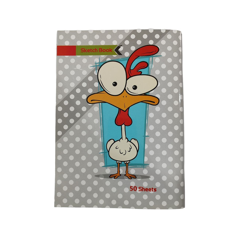 دفتر نقاشی 50 برگ طرح پرنده کد 007