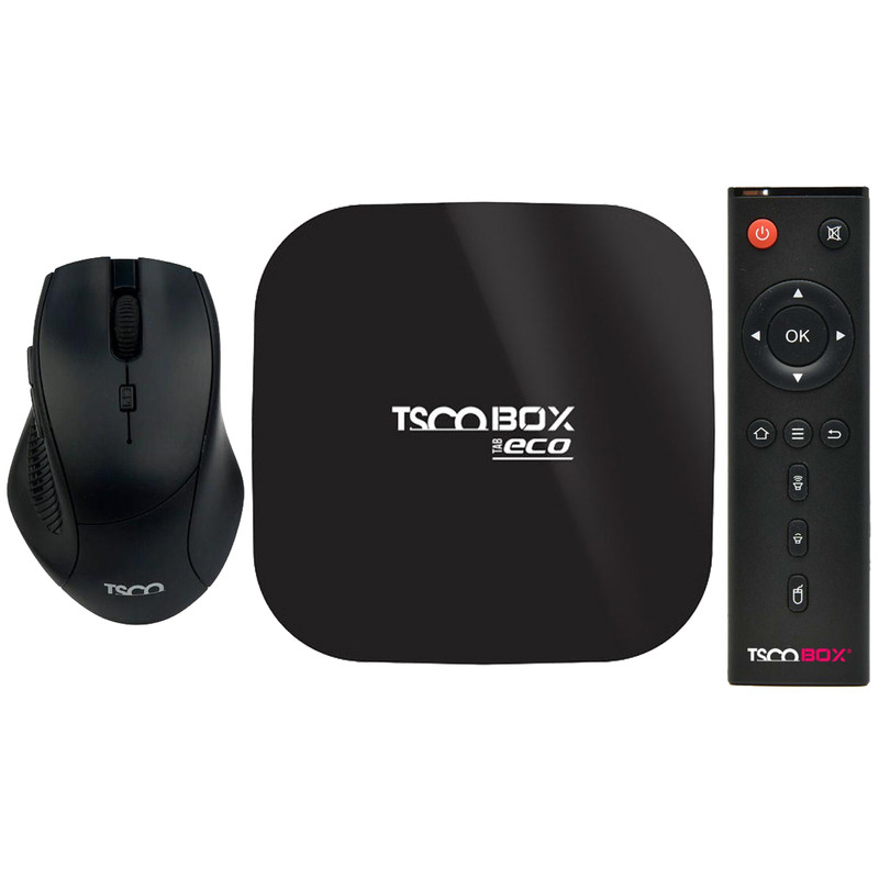 اندروید باکس تسکو مدل Tab Eco به همراه ماوس بی سیم تسکو TM 633W و اشتراک فیلیمو