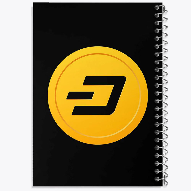 دفتر مشق 50 برگ خندالو مدل ارز دیجیتال دش کد 10909