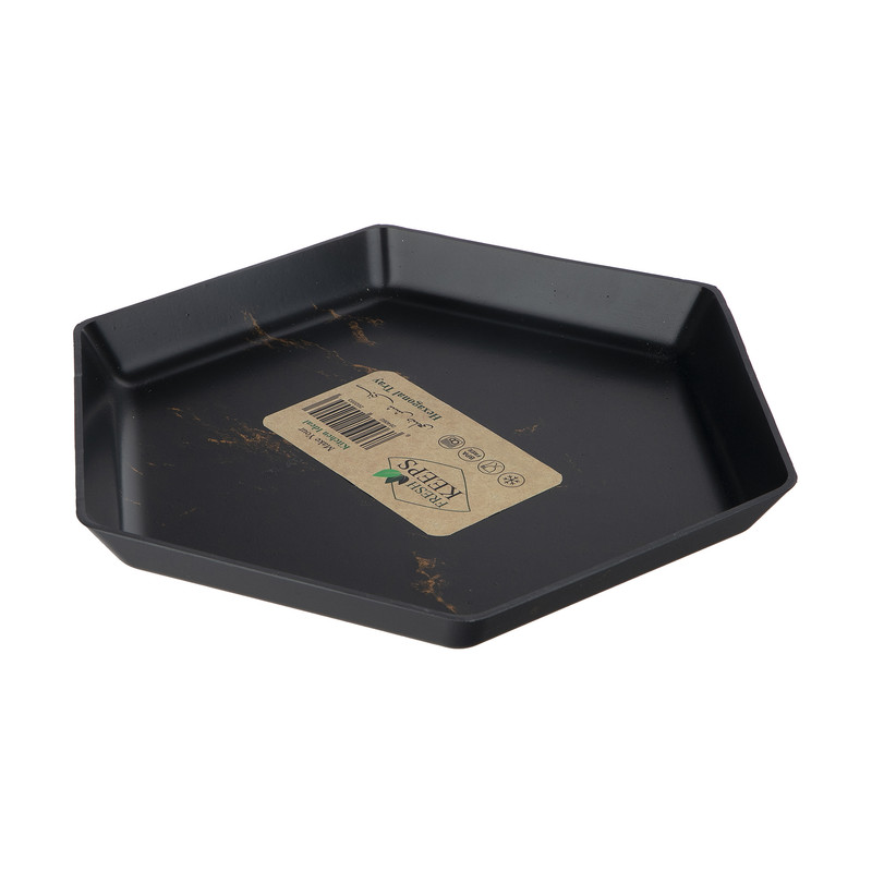 سینی فرش کیپس مدل شش ضلعی طرح ماربل