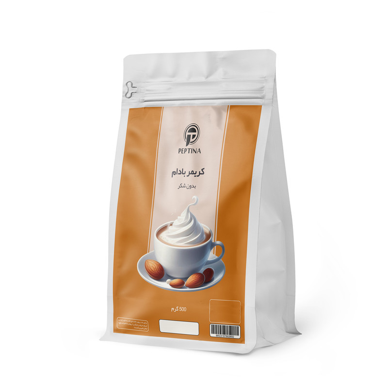 خرید و قیمت کریمر غیر لبنی بدون شکر با پودر شیر بادام پپتینا - 500 گرم