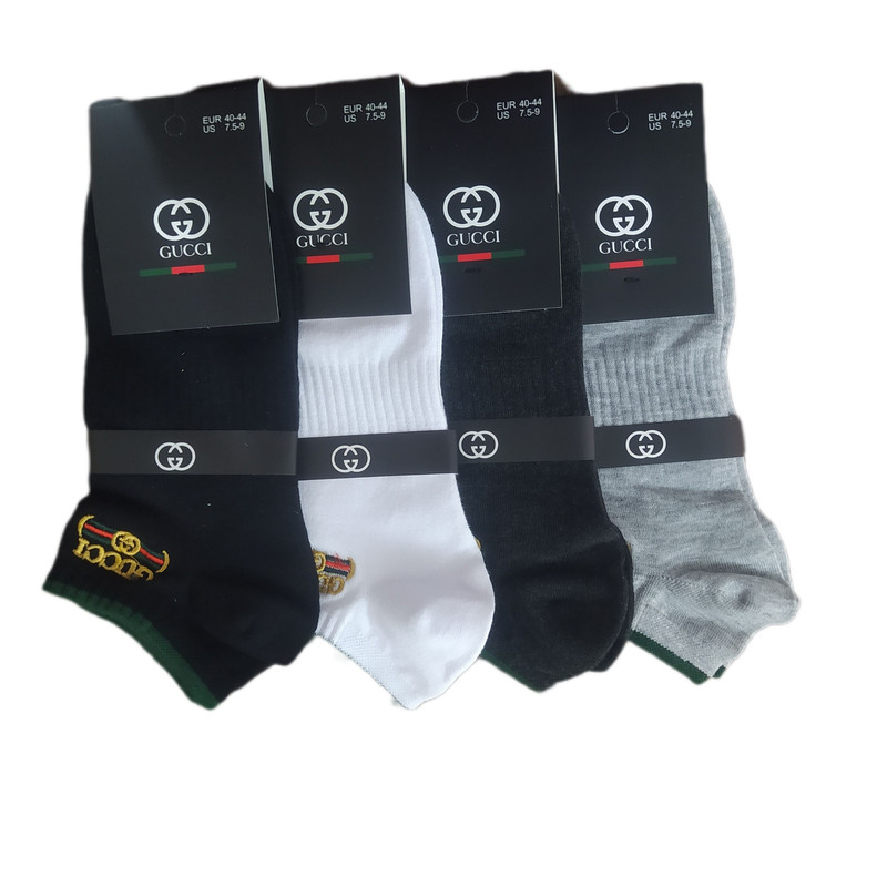 جوراب مدل مچی گلدوزی دار بسته 4 عددی