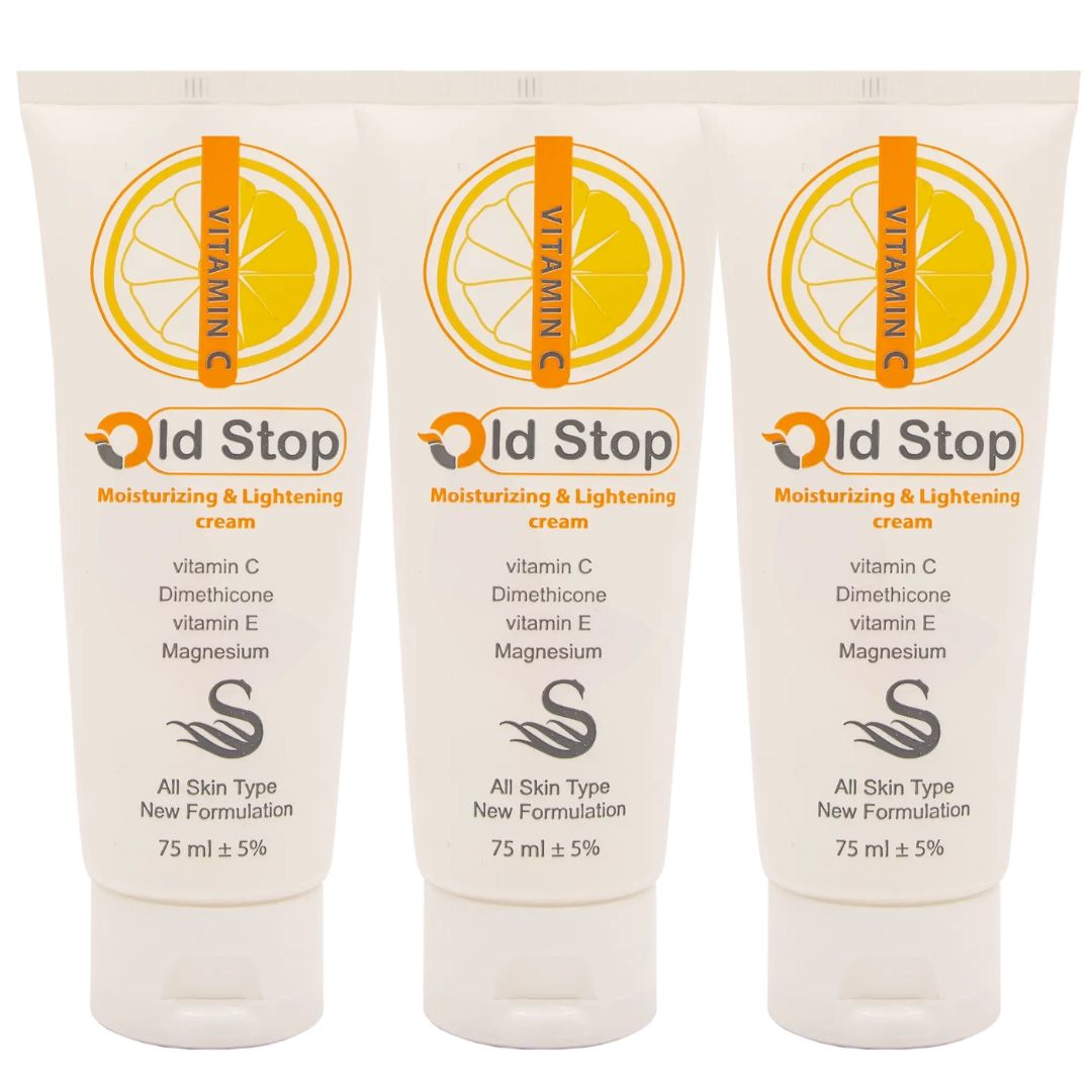 خرید و قیمت کرم روشن کننده اولد استاپ مدل LG3 حجم 75 میلی لیتر مجموعه سه عددی