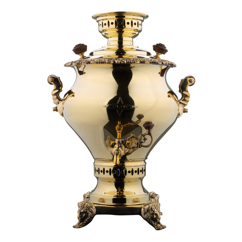 سماور ذغالی پلان مدل 9110 ظرفیت 3.5 لیتر