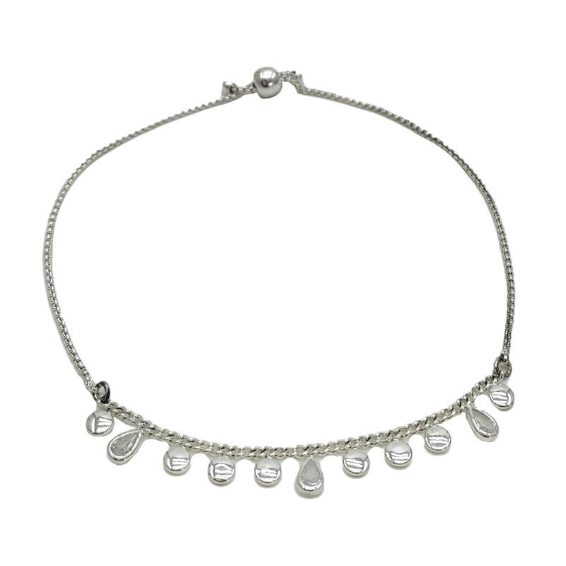 پابند زنانه تاش مدل اشک نگین دار