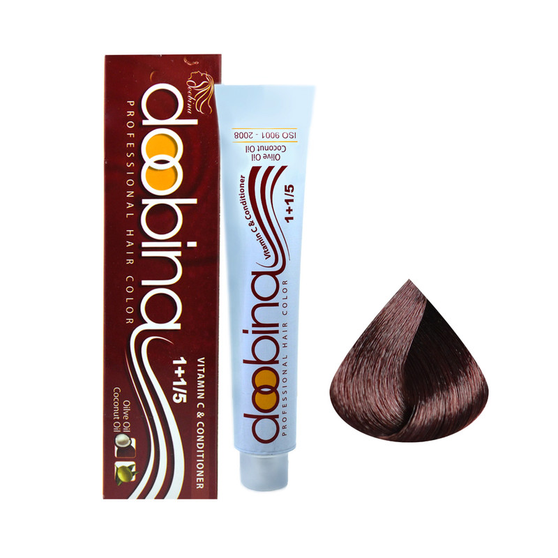 خرید و قیمت رنگ موی دوبینا شماره 6.55 حجم 100 میلی لیتر رنگ ماهاگونی متوسط