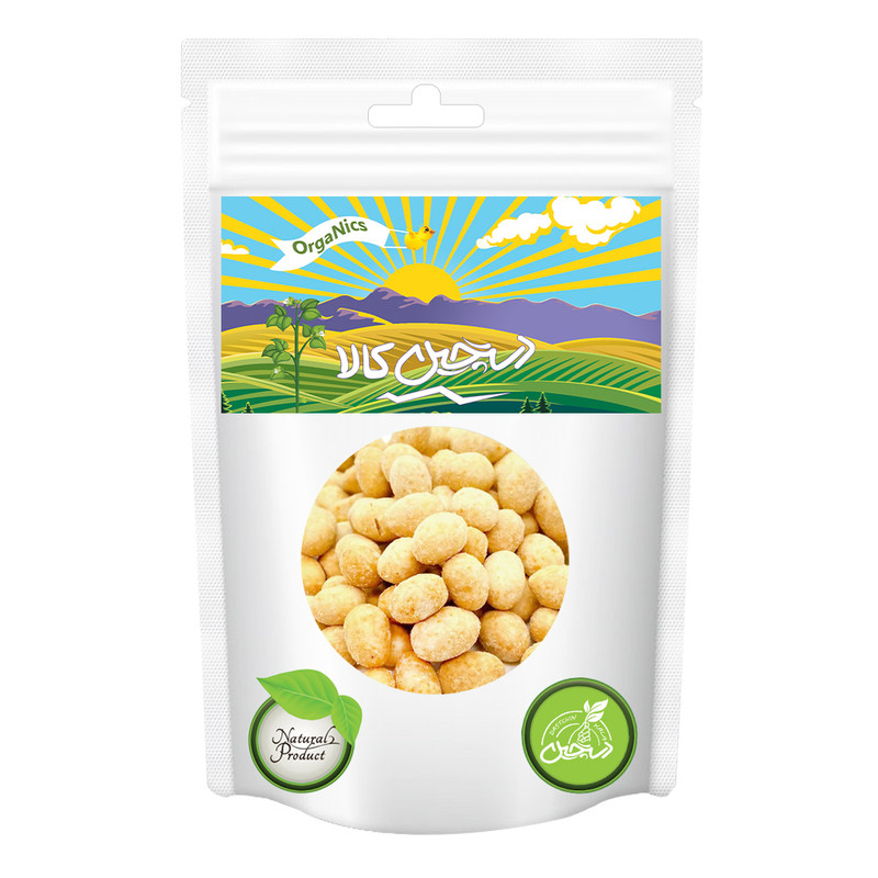 بادام زمینی روکش دار با طعم سرکه دستچین کالا - 70 گرم