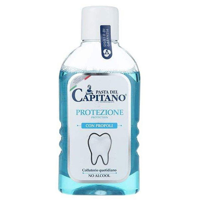 دهان شویه پاستا دل کاپیتانو مدل Protect حجم 400 میلی لیتر