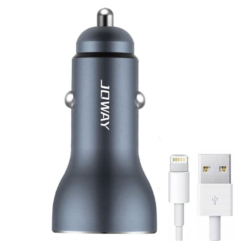 شارژر فندکی جووی مدل JC75 به همراه کابل تبدیل لایتینگ