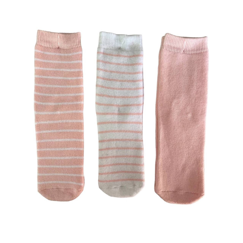 جوراب ساق بلند دخترانه مدل HH2730 مجموعه 3 عددی