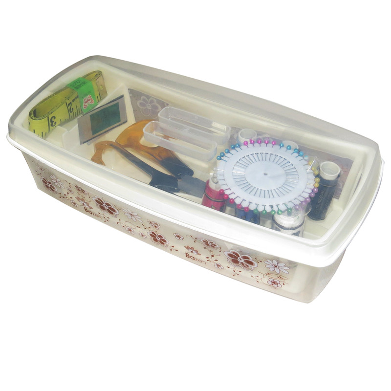 جعبه ابزار خیاطی بازن مدل flower