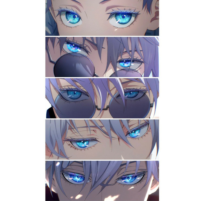 نشانگر کتاب مدل انیمه جوجوتسو کایسن طرح گوجو ساتورو مجموعه 5 عددی