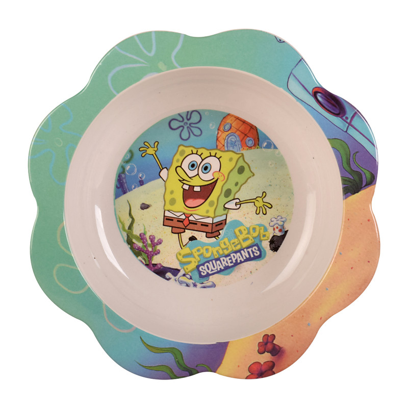 خرید و قیمت کاسه کودک مهروز طرح باب اسفنجی