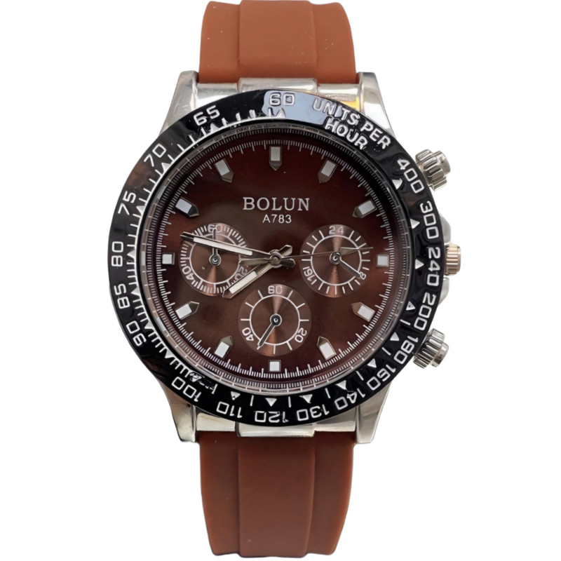 ساعت مچی عقربهای مردانه بولون مدل کلاسیک تک موتوره بند پیو طرح دیتونا کد 5