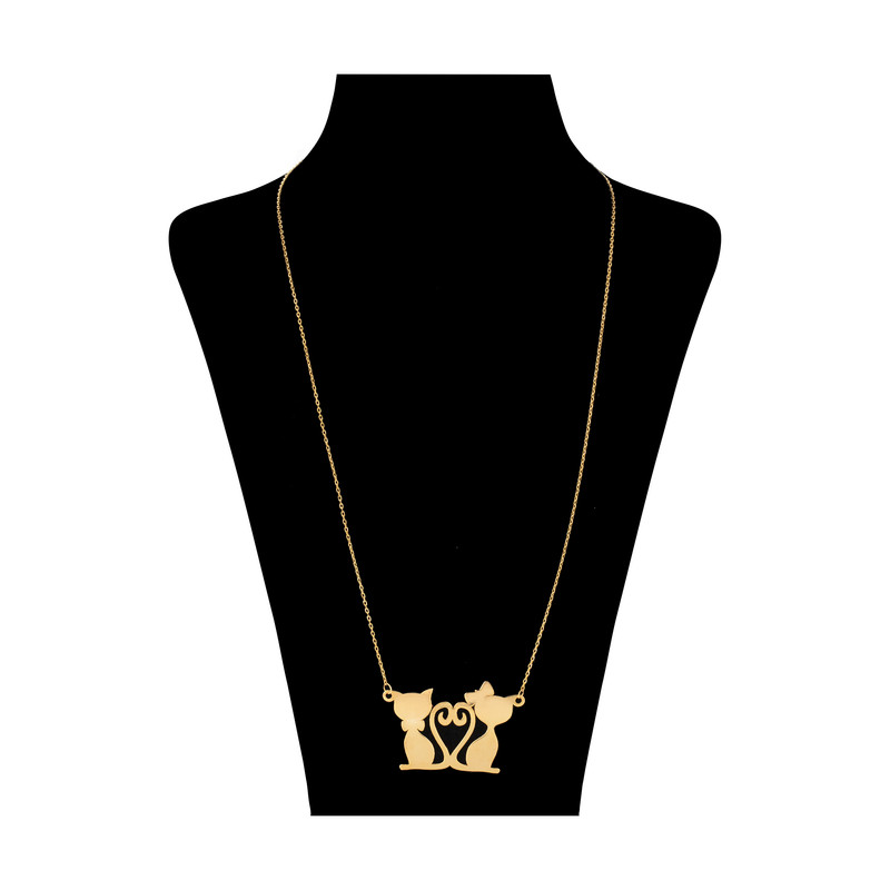 خرید و قیمت گردنبند طلا 18 عیار زنانه زرمان مدل ZMM0981