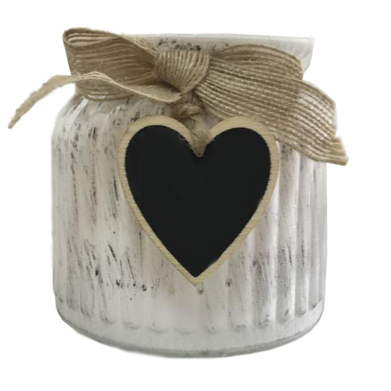 گلدان فانتزی خانه سفید طرح راه راه کد 05