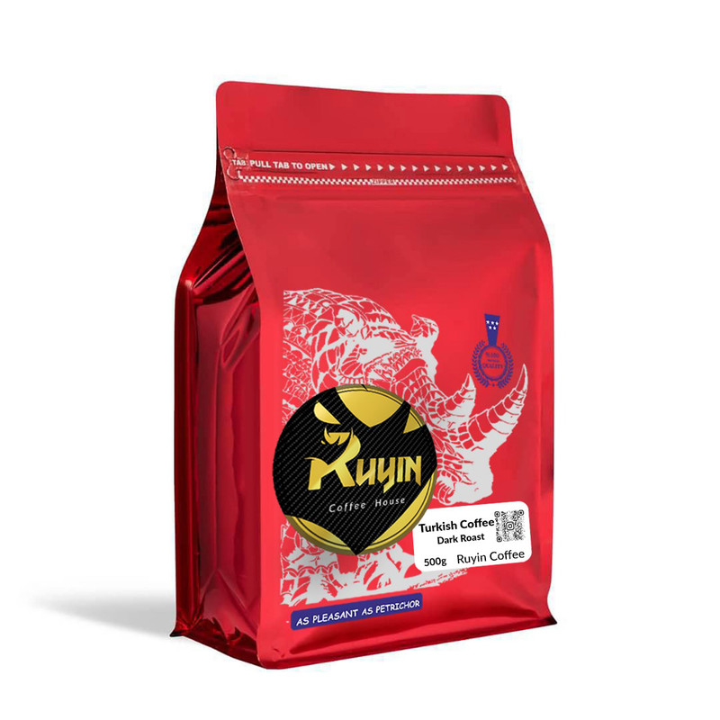 خرید و قیمت قهوه ترک دارک رویین - 500 گرم