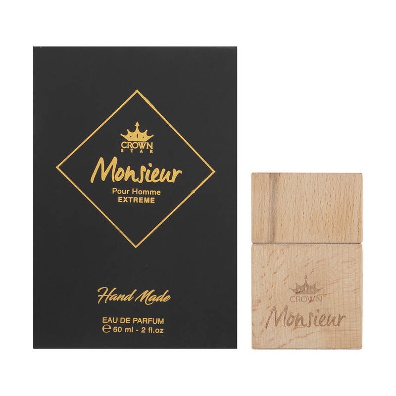 خرید و قیمت ادو پرفیوم مردانه کراون استار مدل موسیو حجم 60 میلی لیتر