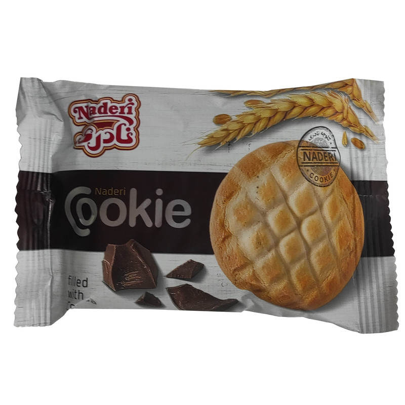 کلوچه با مغزی کاکائویی نادری - 65 گرم بسته 30 عددی