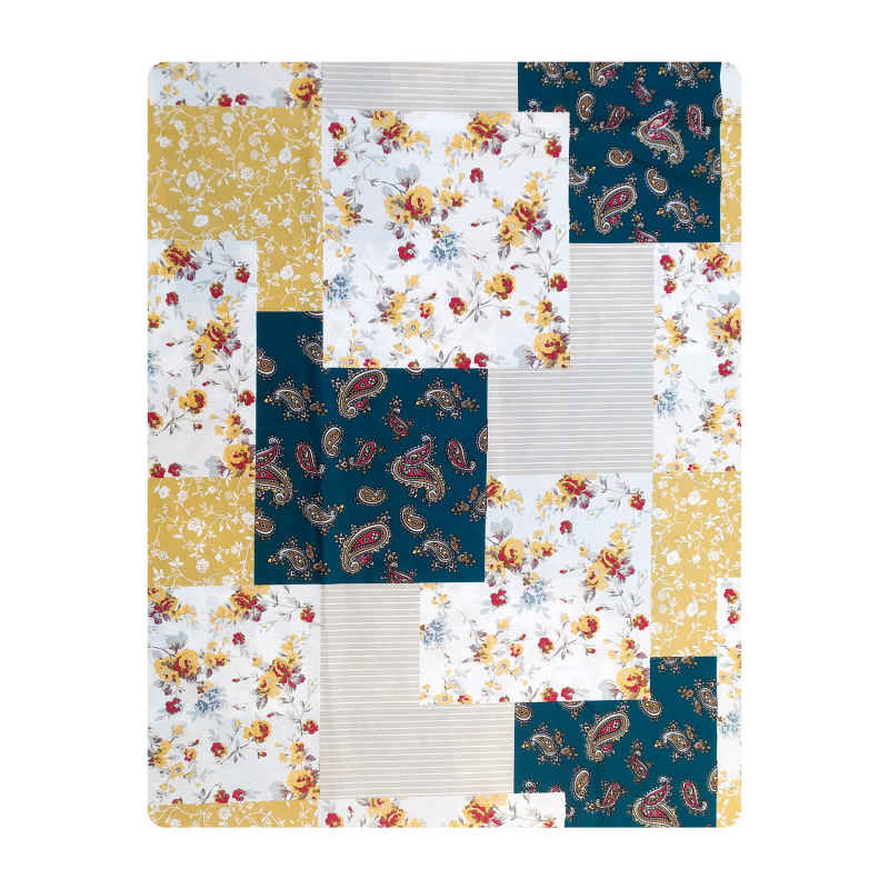 ملحفه آدنو مدل چهل تکه کد CH110 دونفره سایز 220x240 سانتی متر