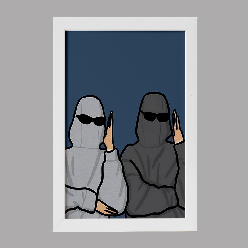 تابلو خندالو مدل آدم فانتزی کد F3592