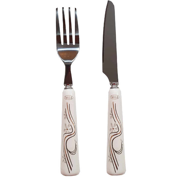 ست کارد و چنگال میوه خوری 12 پارچه ام جی اس کد 9000