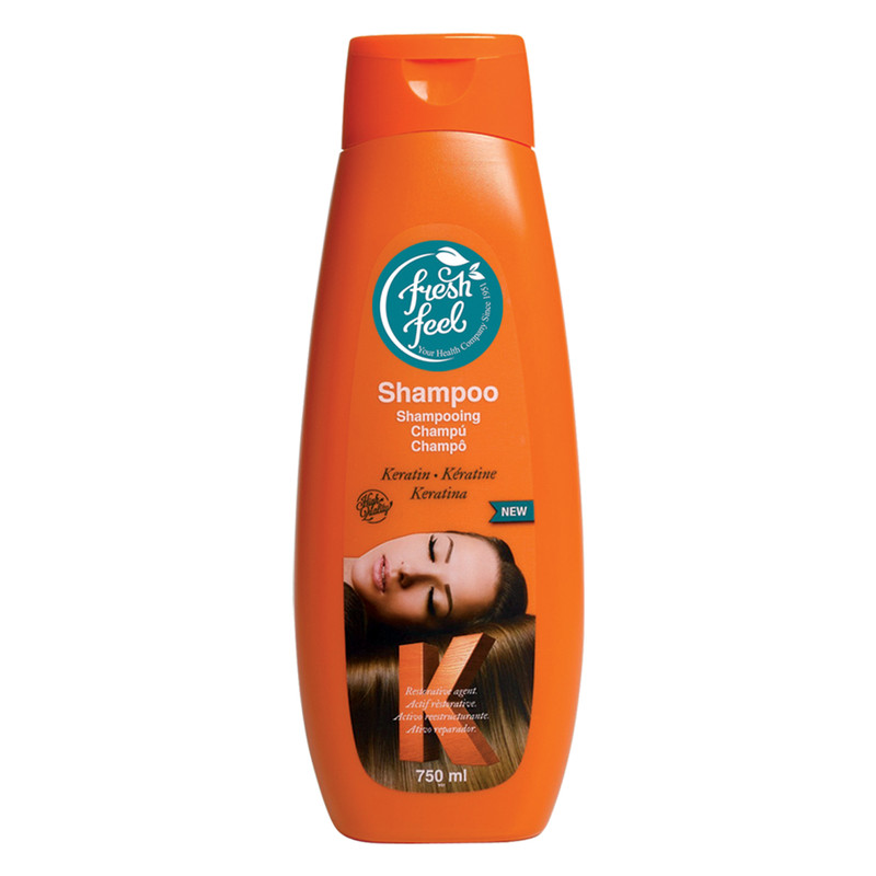 شامپو ترمیم کننده موهای آسیب دیده فرش فیل مدل کراتین حجم 750 میلی لیتر