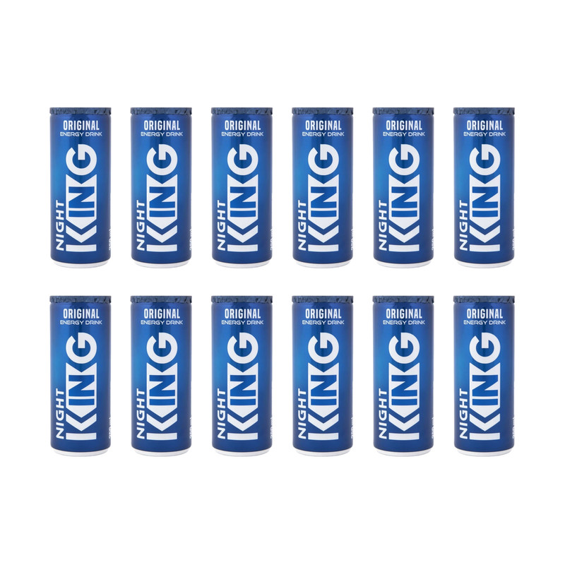 نوشیدنی انرژی زا نایت کینگ - 250 میلی لیتر بسته 12 عددی