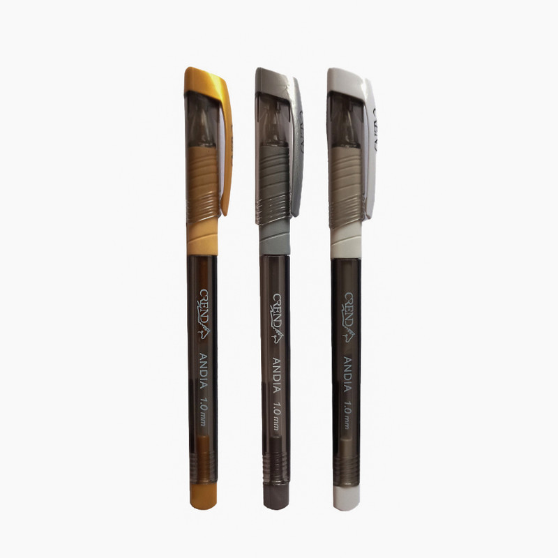 خرید و قیمت خودکار کرند مدل چند رنگ مجموعه 3 عددی