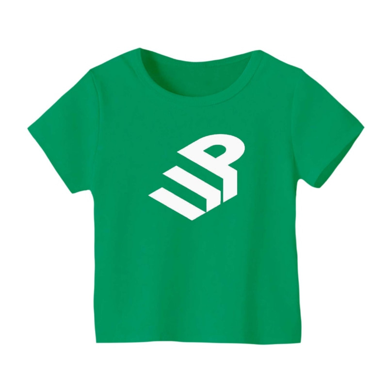تی شرت آستین کوتاه بچگانه مدل نوشته کد۳ رنگ سبز